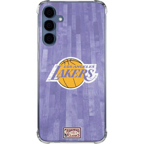 NBA Los Angeles Lakers Hardwood Classics Galaxy A55 5G Clear Case