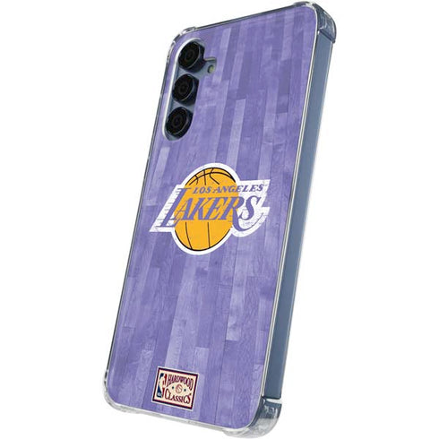 NBA Los Angeles Lakers Hardwood Classics Galaxy A55 5G Clear Case