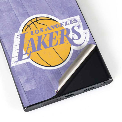 NBA Los Angeles Lakers Hardwood Classics Galaxy Skins