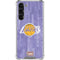 NBA Los Angeles Lakers Hardwood Classics Galaxy S24 FE Clear Case