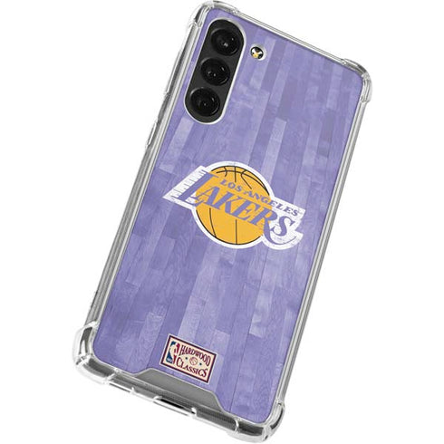 NBA Los Angeles Lakers Hardwood Classics Galaxy S24 FE Clear Case
