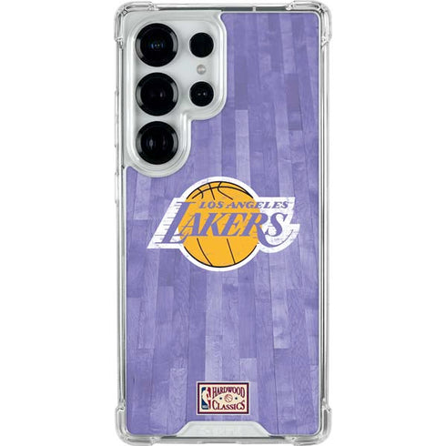 NBA Los Angeles Lakers Hardwood Classics Galaxy S25 Ultra Clear Case
