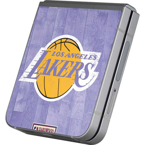 NBA Los Angeles Lakers Hardwood Classics Galaxy Z Flip6 Skin