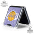 NBA Los Angeles Lakers Hardwood Classics Galaxy Z Flip6 Clear Case
