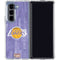 NBA Los Angeles Lakers Hardwood Classics Galaxy Z Fold5 5G Clear Case