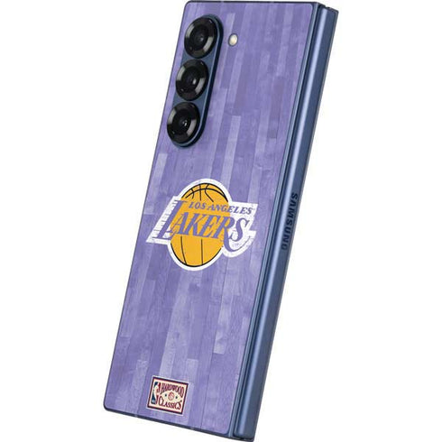 NBA Los Angeles Lakers Hardwood Classics Galaxy Z Fold6 Skin