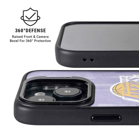 NBA Los Angeles Lakers Hardwood Classics iPhone 14 Plus Kickstand Case