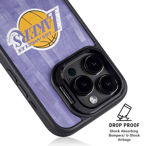 NBA Los Angeles Lakers Hardwood Classics iPhone 14 Pro Max Kickstand Case