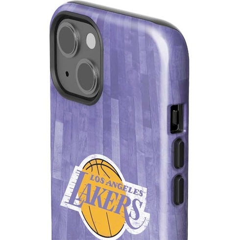 NBA Los Angeles Lakers Hardwood Classics iPhone 15 Impact Case