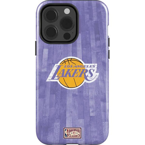 NBA Los Angeles Lakers Hardwood Classics iPhone 15 Pro Impact Case