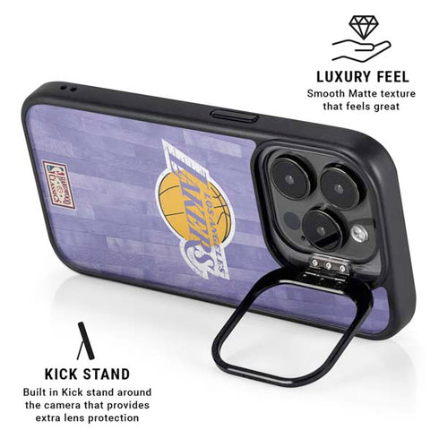 NBA Los Angeles Lakers Hardwood Classics iPhone 15 Pro Max Kickstand Case