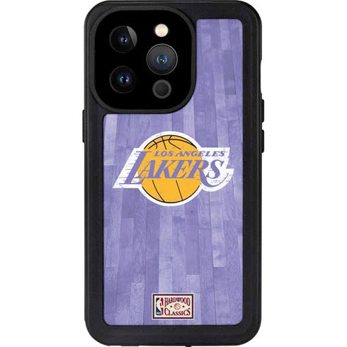 NBA Los Angeles Lakers Hardwood Classics iPhone 15 Pro Waterproof Case