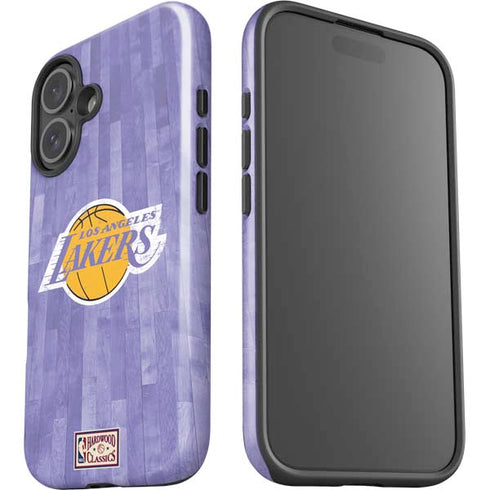 NBA Los Angeles Lakers Hardwood Classics iPhone 16 Impact Case