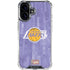 NBA Los Angeles Lakers Hardwood Classics iPhone 16 Plus Clear Case