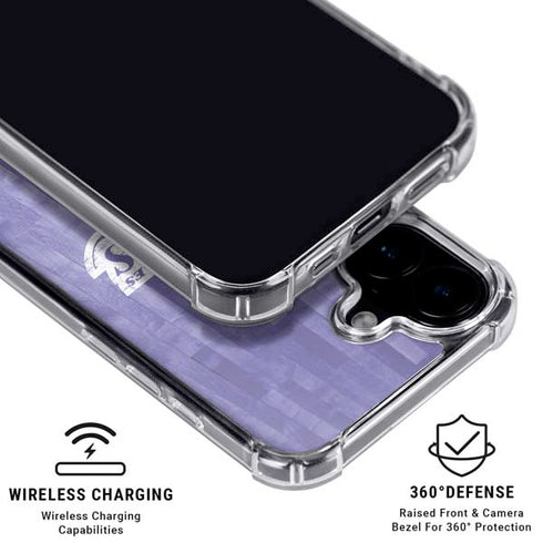 NBA Los Angeles Lakers Hardwood Classics iPhone 16 Plus Clear Case
