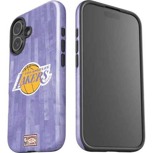 NBA Los Angeles Lakers Hardwood Classics iPhone 16 Plus Impact Case