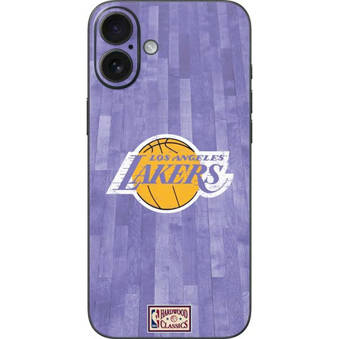 NBA Los Angeles Lakers Hardwood Classics iPhone 16 Plus Skin