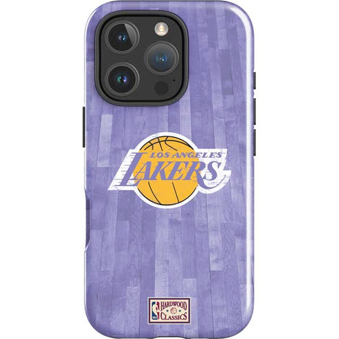 NBA Los Angeles Lakers Hardwood Classics iPhone 16 Pro Impact Case