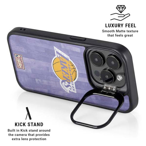 NBA Los Angeles Lakers Hardwood Classics iPhone 16 Pro Max Kickstand Case