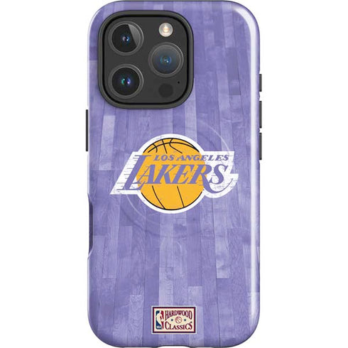 NBA Los Angeles Lakers Hardwood Classics iPhone 16 Pro Max Magsafe Impact Case
