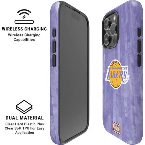NBA Los Angeles Lakers Hardwood Classics iPhone 16 Pro Max Magsafe Impact Case