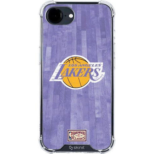 NBA Los Angeles Lakers Hardwood Classics iPhone 16e Clear Case