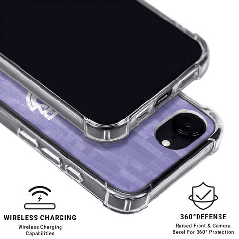 NBA Los Angeles Lakers Hardwood Classics iPhone 16e Clear Case