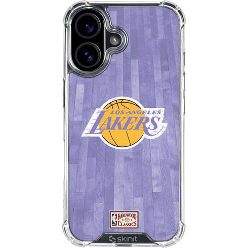 NBA Los Angeles Lakers Hardwood Classics iPhone 17 Clear Case