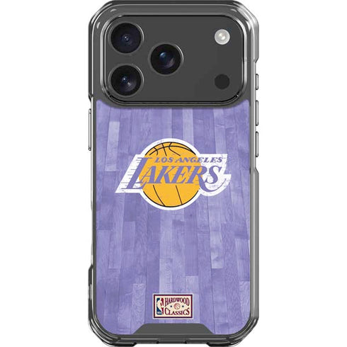 NBA Los Angeles Lakers Hardwood Classics iPhone 18 Pro Clear Case