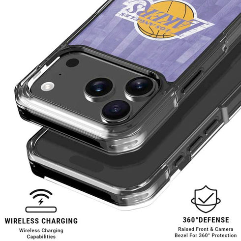 NBA Los Angeles Lakers Hardwood Classics iPhone 18 Pro Clear Case