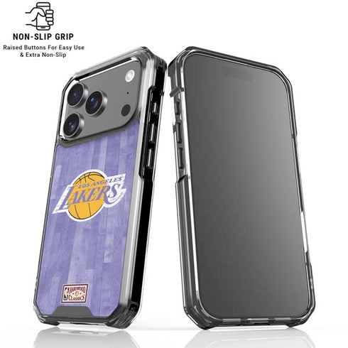 NBA Los Angeles Lakers Hardwood Classics iPhone 18 Pro Clear Case