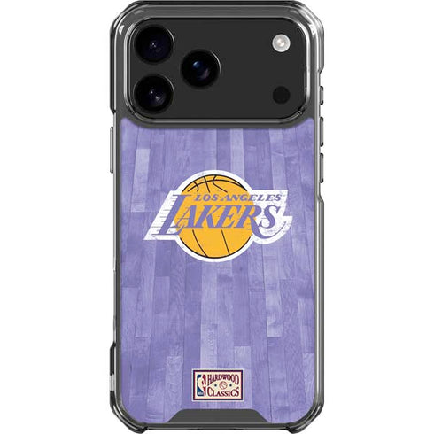 NBA Los Angeles Lakers Hardwood Classics iPhone 18 Pro Max Clear Case