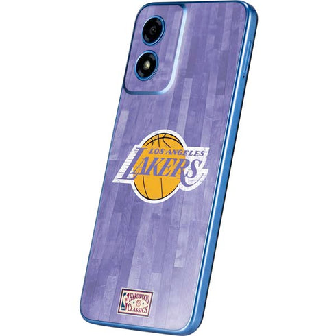 NBA Los Angeles Lakers Hardwood Classics Moto G Play 4G (2024) Skin