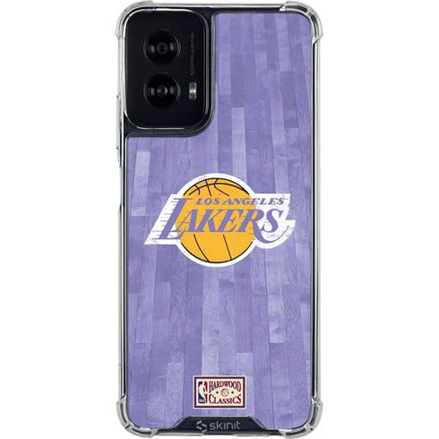 NBA Los Angeles Lakers Hardwood Classics Moto G Power 5G (2024) Clear Case