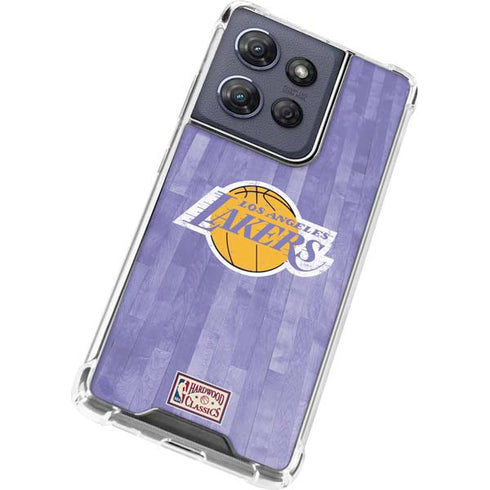 NBA Los Angeles Lakers Hardwood Classics Moto G Power 5G (2025) Clear Case