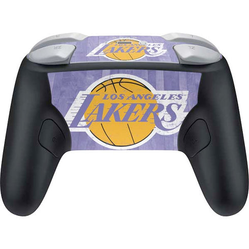 NBA Los Angeles Lakers Hardwood Classics Nintendo Switch 2 (2025) Pro Controller Skin