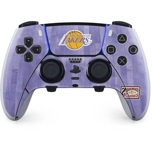 NBA Los Angeles Lakers Hardwood Classics PS5 DualSense Edge Pro Controller Skin