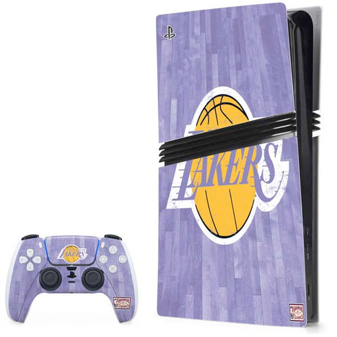 NBA Los Angeles Lakers Hardwood Classics PlayStation PS5 Skins