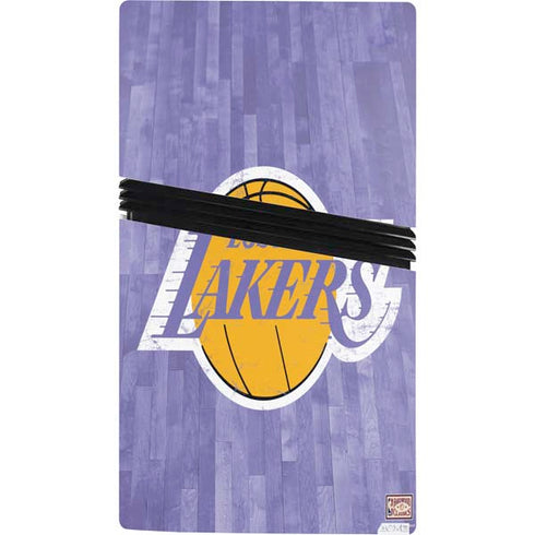 NBA Los Angeles Lakers Hardwood Classics PS5 Pro Console Skin