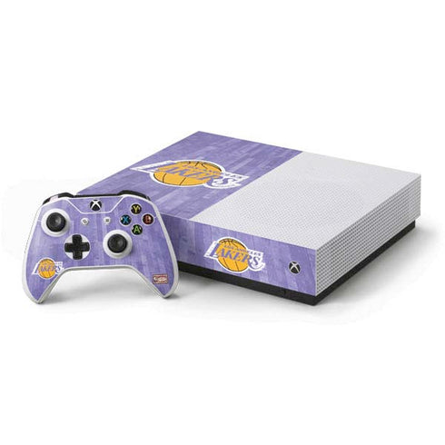 NBA Los Angeles Lakers Hardwood Classics Xbox One S All-Digital Edition Bundle Skin