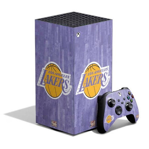 NBA Los Angeles Lakers Hardwood Classics XBox Series X Digital Edition Bundle Skin