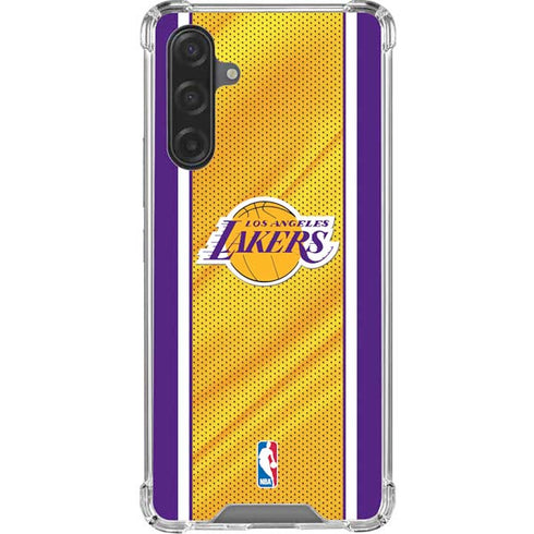 NBA Los Angeles Lakers Home Jersey Galaxy A17 Clear Case