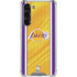 NBA Los Angeles Lakers Home Jersey Galaxy S24 FE Clear Case