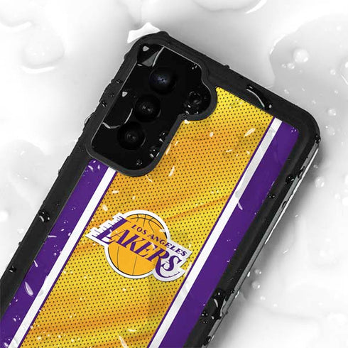NBA Los Angeles Lakers Home Jersey Galaxy S24 Plus Waterproof Case