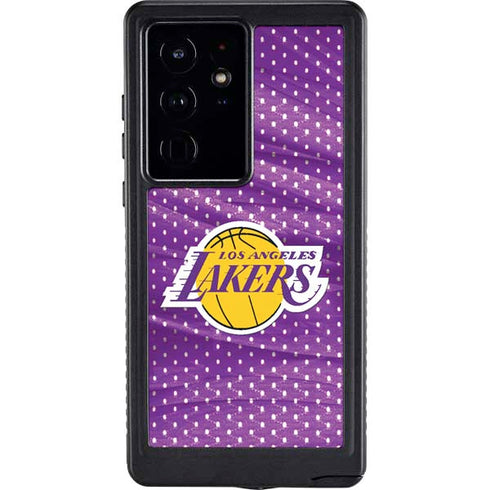 NBA Los Angeles Lakers Home Jersey Galaxy S24 Ultra Waterproof Case