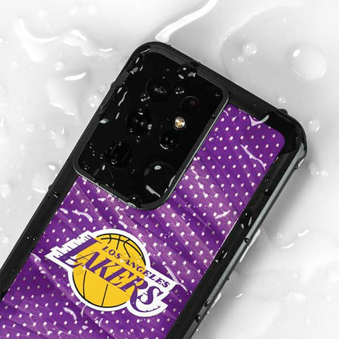 NBA Los Angeles Lakers Home Jersey Galaxy S24 Ultra Waterproof Case