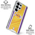 NBA Los Angeles Lakers Home Jersey Galaxy S25 Ultra Clear Case
