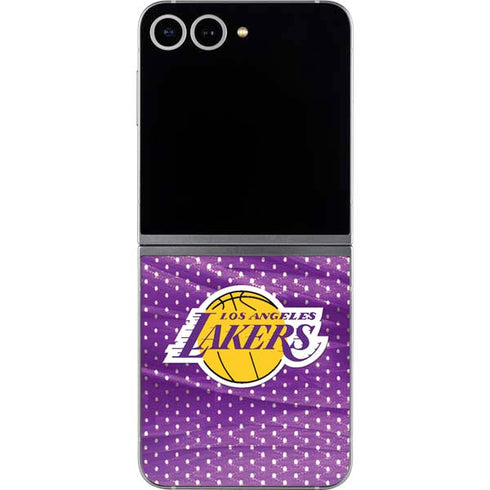 NBA Los Angeles Lakers Home Jersey Galaxy Z Flip6 Skin