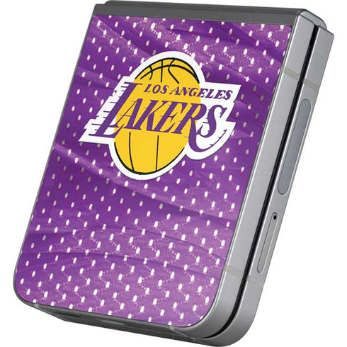 NBA Los Angeles Lakers Home Jersey Galaxy Z Flip6 Skin