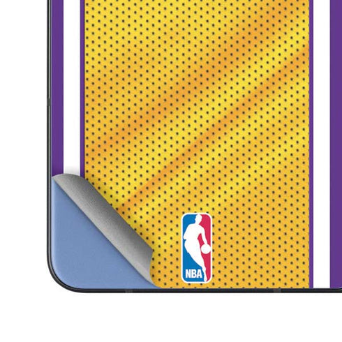 NBA Los Angeles Lakers Home Jersey Galaxy Z Fold5 5G Skin